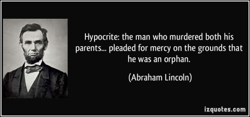 President Abraham Lincoln tentang Hypocrite atau Orang Munafik.jpg